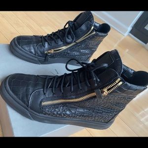 Guiseppe Zanotti Men Croc high-top Sneakers 43